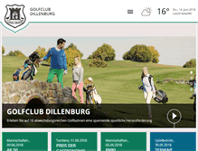 Tablet Screenshot of gc-dillenburg.de